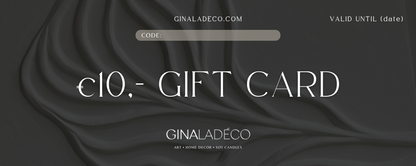 GINALADÉCO GIFT CARD