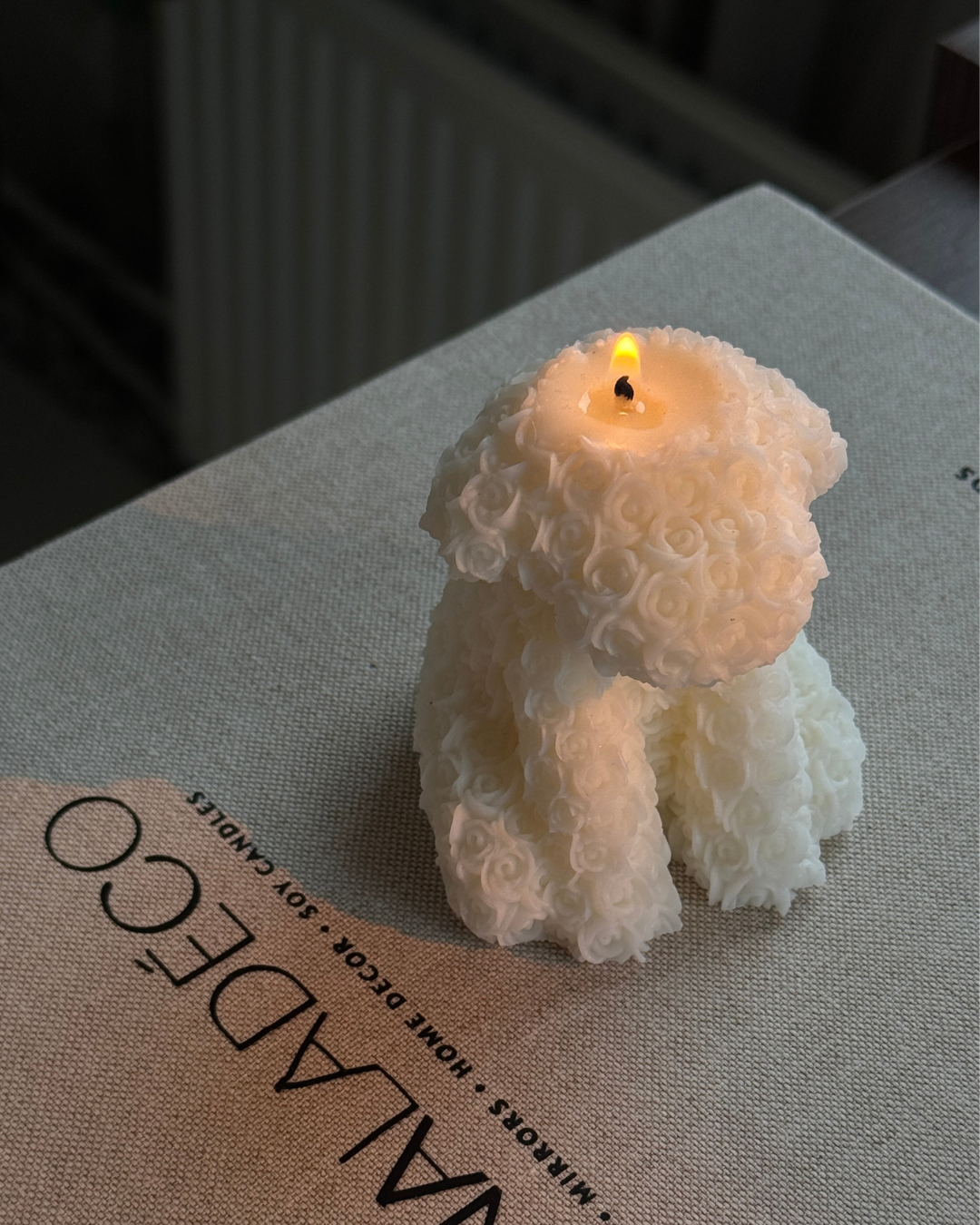 PUPPY. CANDLE