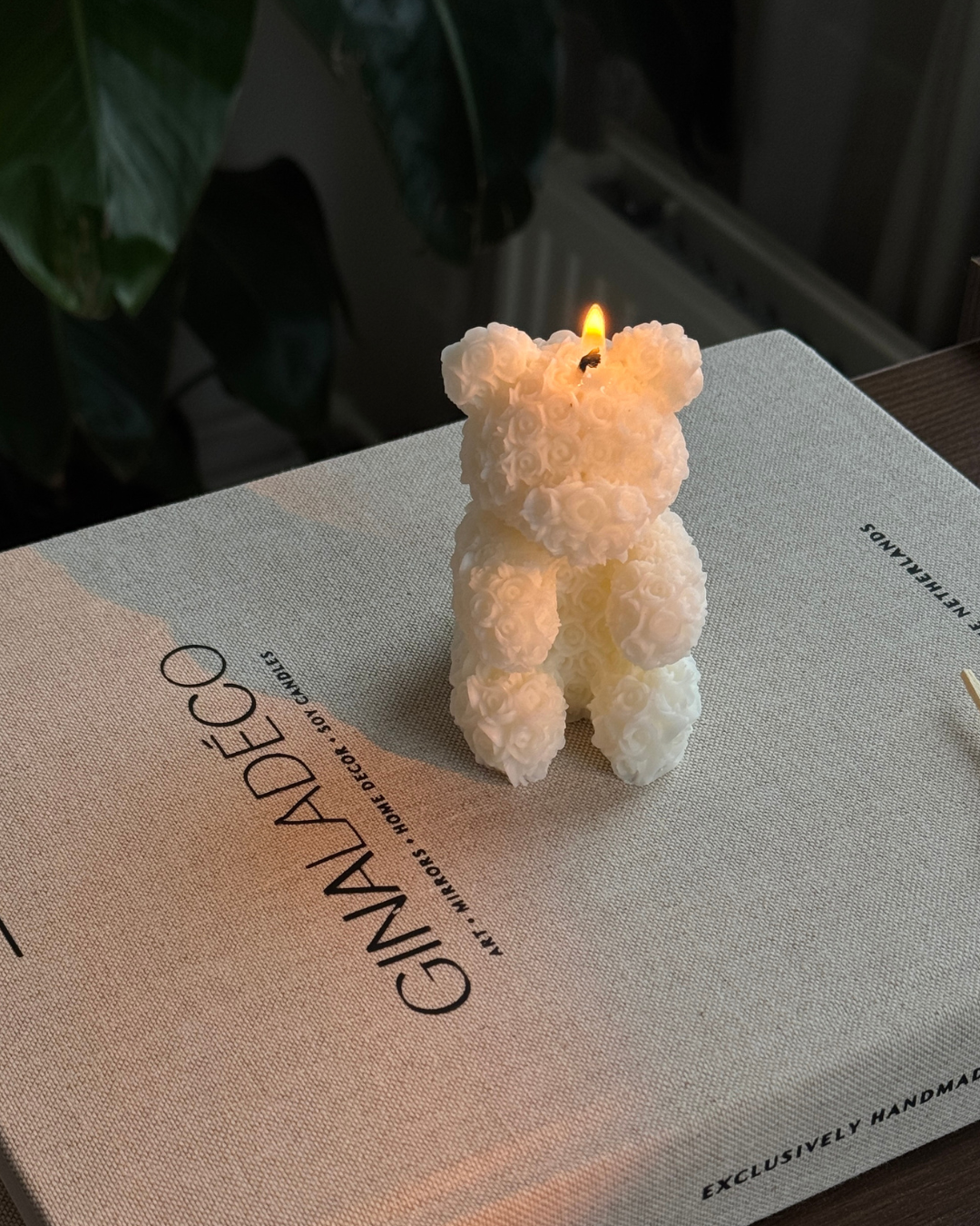 BEAR. CANDLE