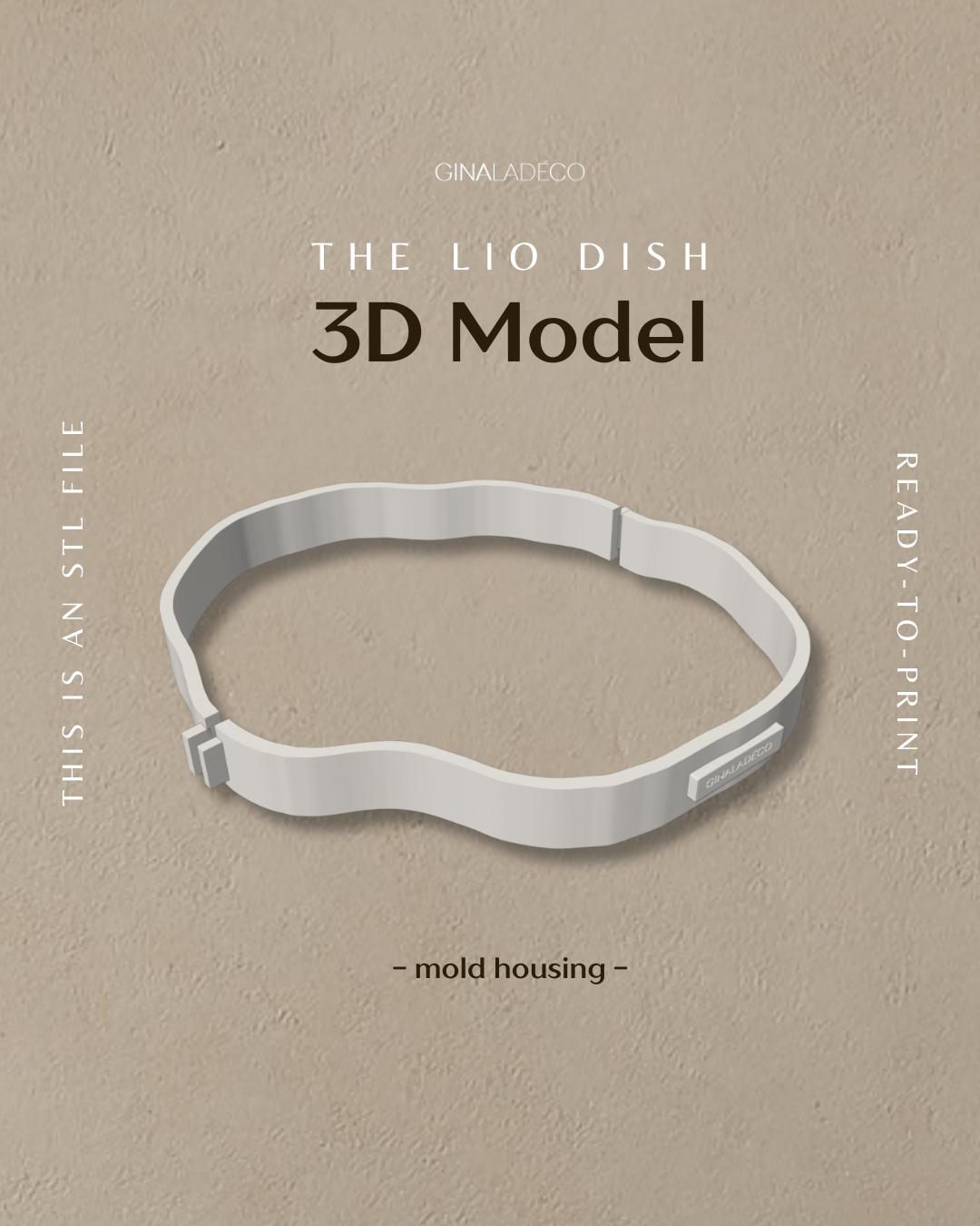 The Lio Dish - 3D Model (STL File)