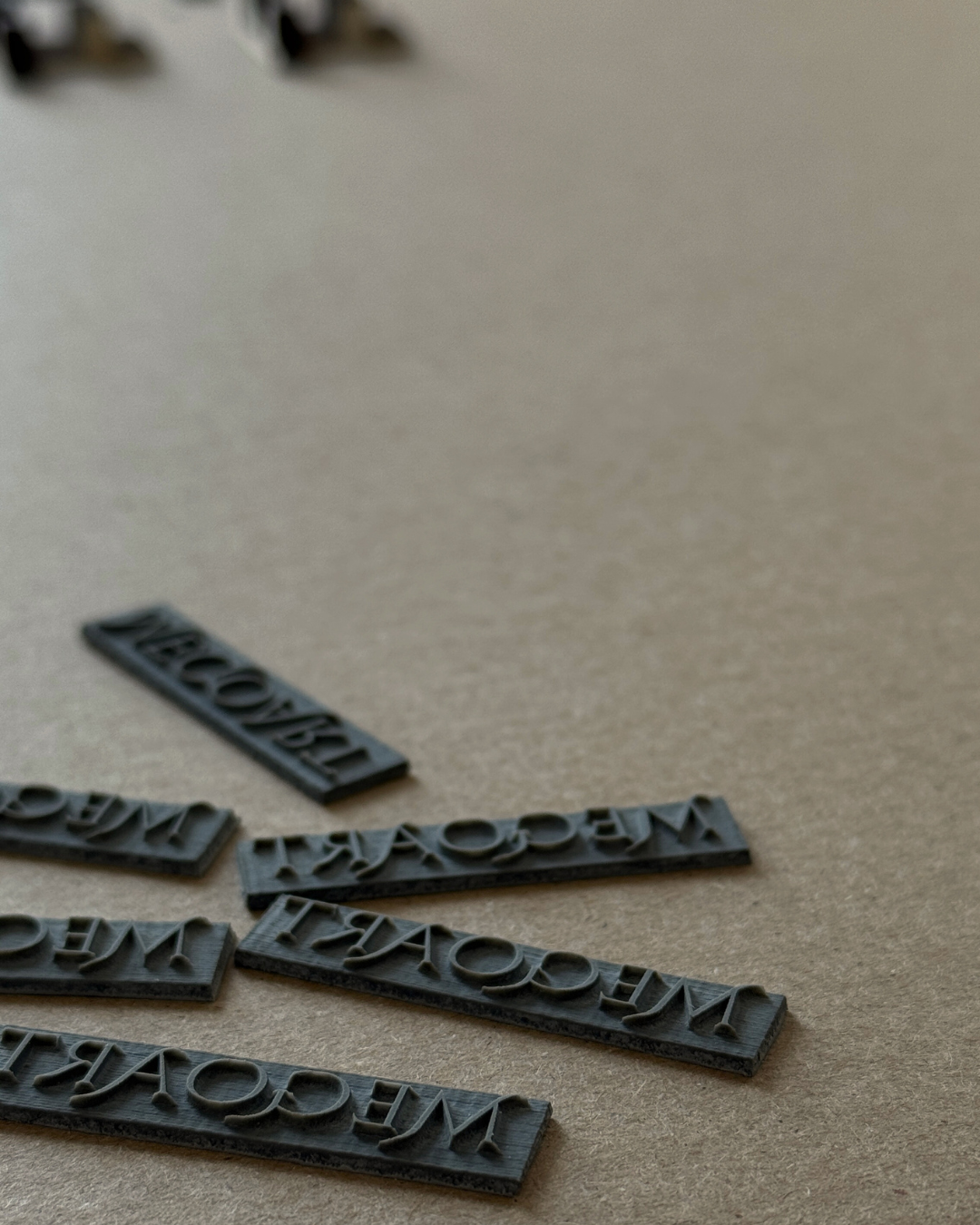 personalized jesmonite stamp, custom logo stamp, rubber stamp for resin, water-based resin branding tool, handmade stamp for A1 jesmonite, custom logo impression, branding tool for creatives, personalized resin accessory, logo stamp for makers, lightweight custom stamp, logo stamping tool, wood and rubber stamp, artisan branding stamp, ginaladeco
