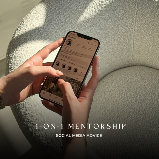 1-on-1 Mentorship | One-Time Social Media Review & Action Plan