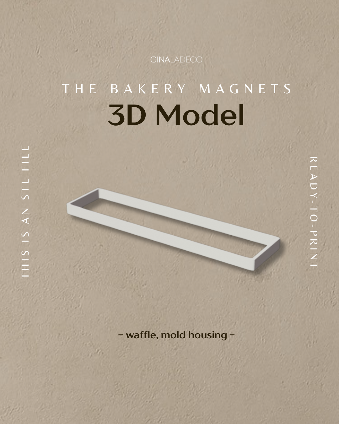 The Bakery Magnets - 3D Model (STL File)