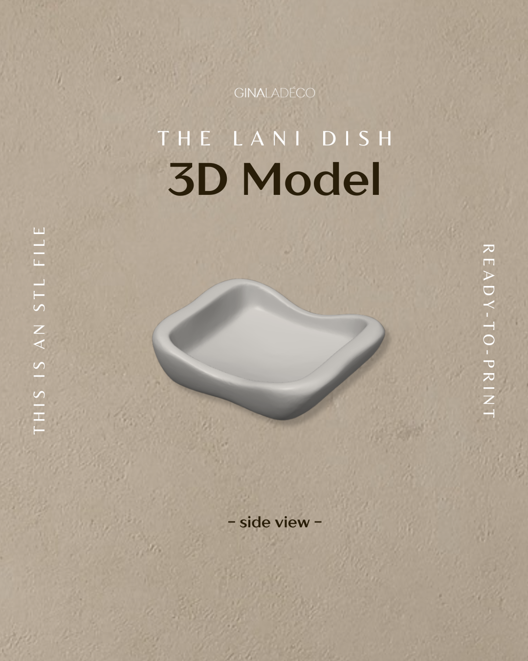 The Lani Dish - 3D Model (STL File)