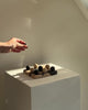 hand-poured micro concrete tic tac toe game, modern concrete decor, playful design object, sculptural home accent, beige and black marble finish, unique desk or living room decor, functional decorative piece, minimalist game board for home, stylish table decor, high-quality concrete accessories, sustainable and eco-friendly design, contemporary decor for adults, premium home decor, interactive home decor for play and pause moments, handmade decorative game, unique gift idea, ginaladeco